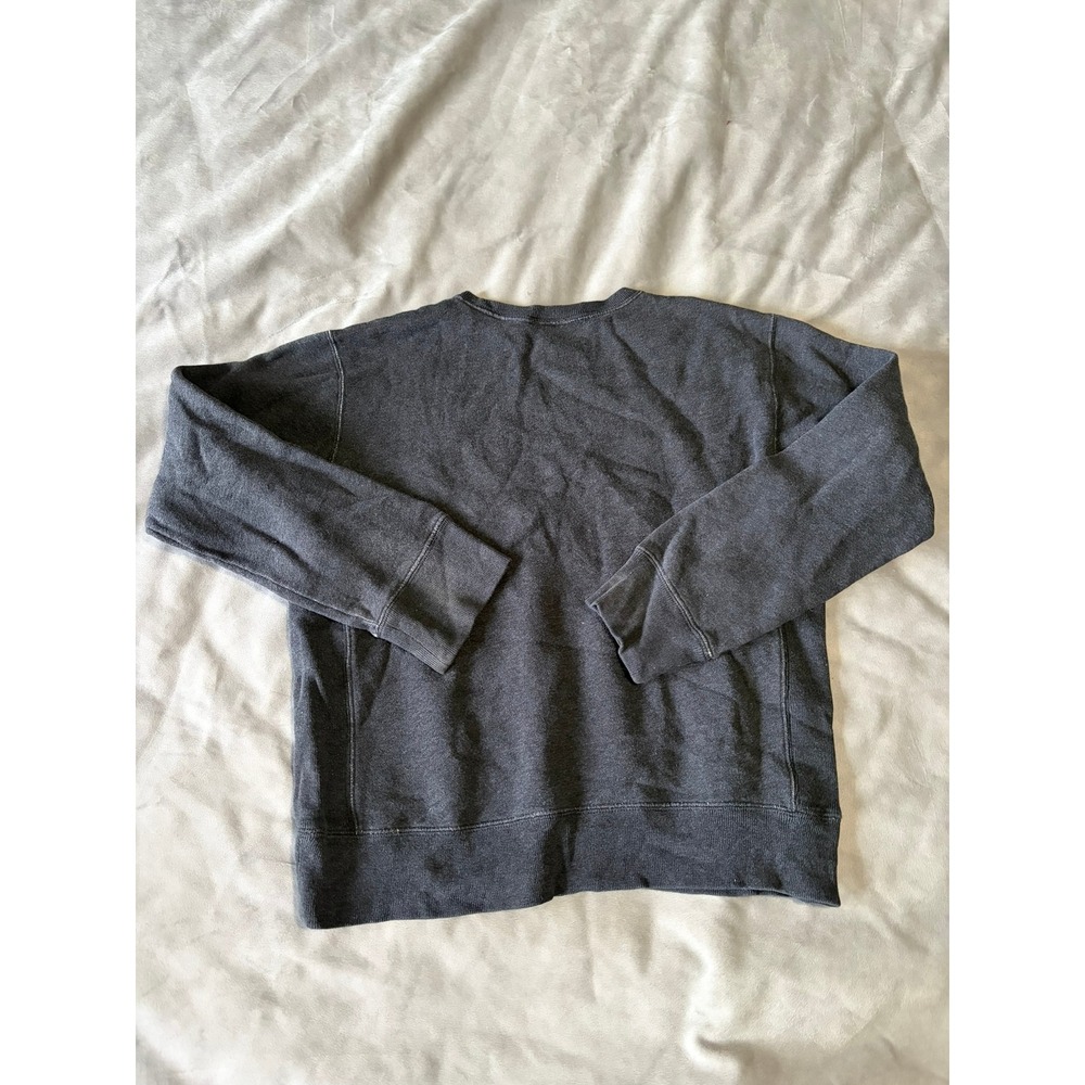 Ralph Lauren Polo Jeans Co Spellout Sweatshirt Grey Small Vintage Style Pullover - Picture 2 of 6